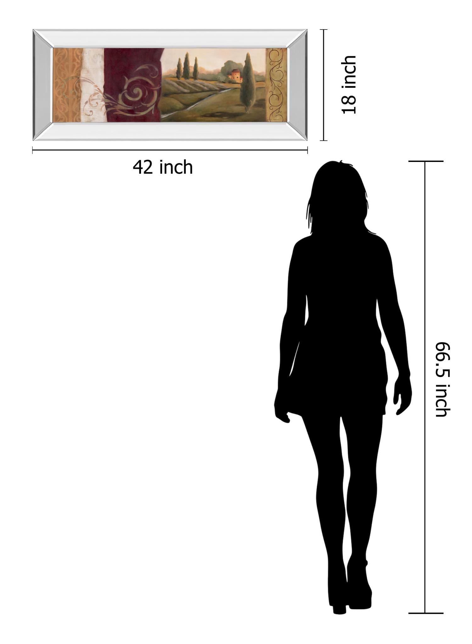 Mirrored Frame Promotional Line 18X42 18X42 Mirror Frame Print
