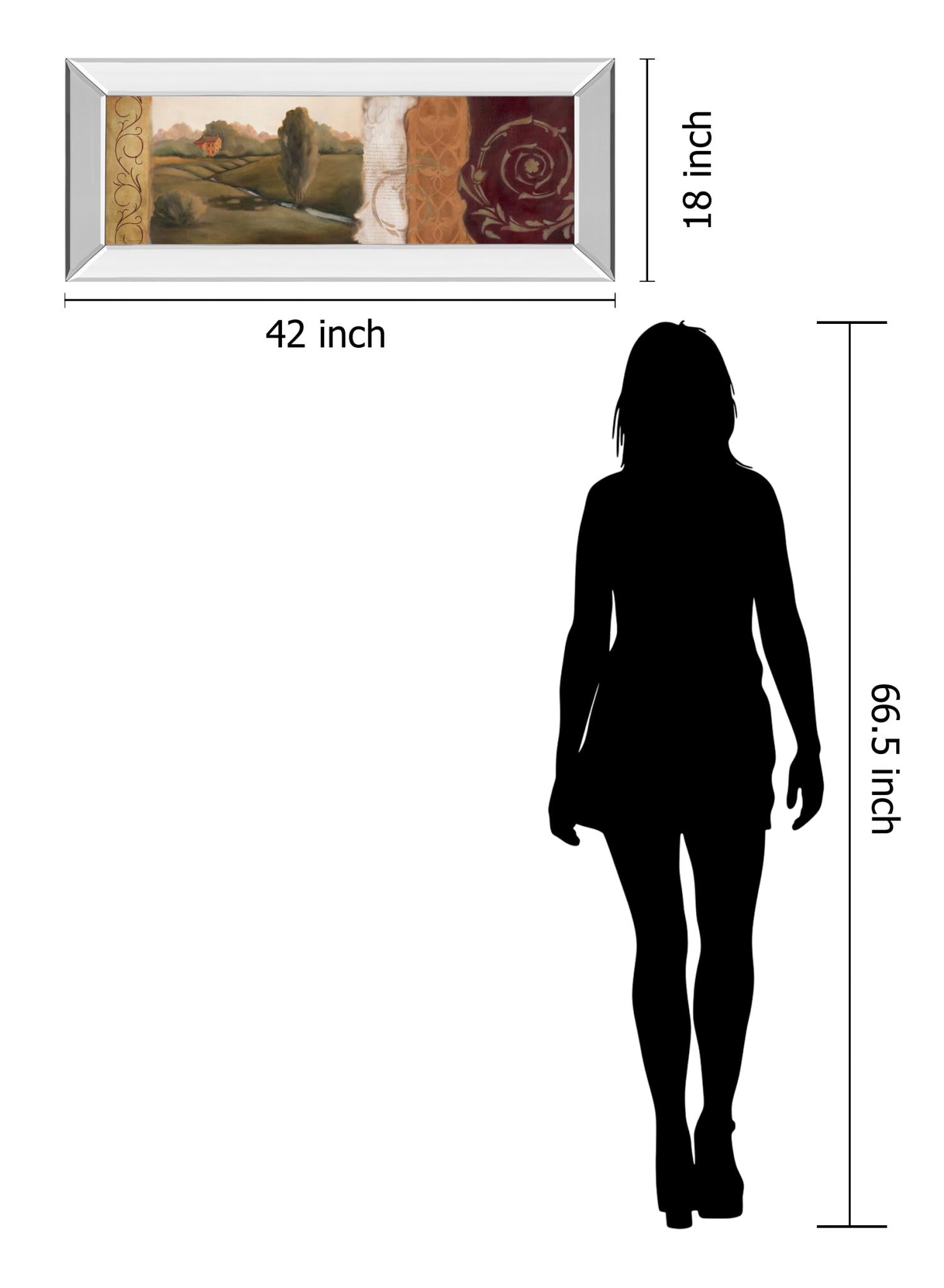 Mirrored Frame Promotional Line 18X42 18X42 Mirror Frame Print