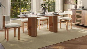 Silvo 79" Table (Glossy White)