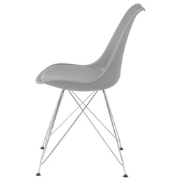 Juniper Polypropylene Dining Side Chair Black (Set of 2)