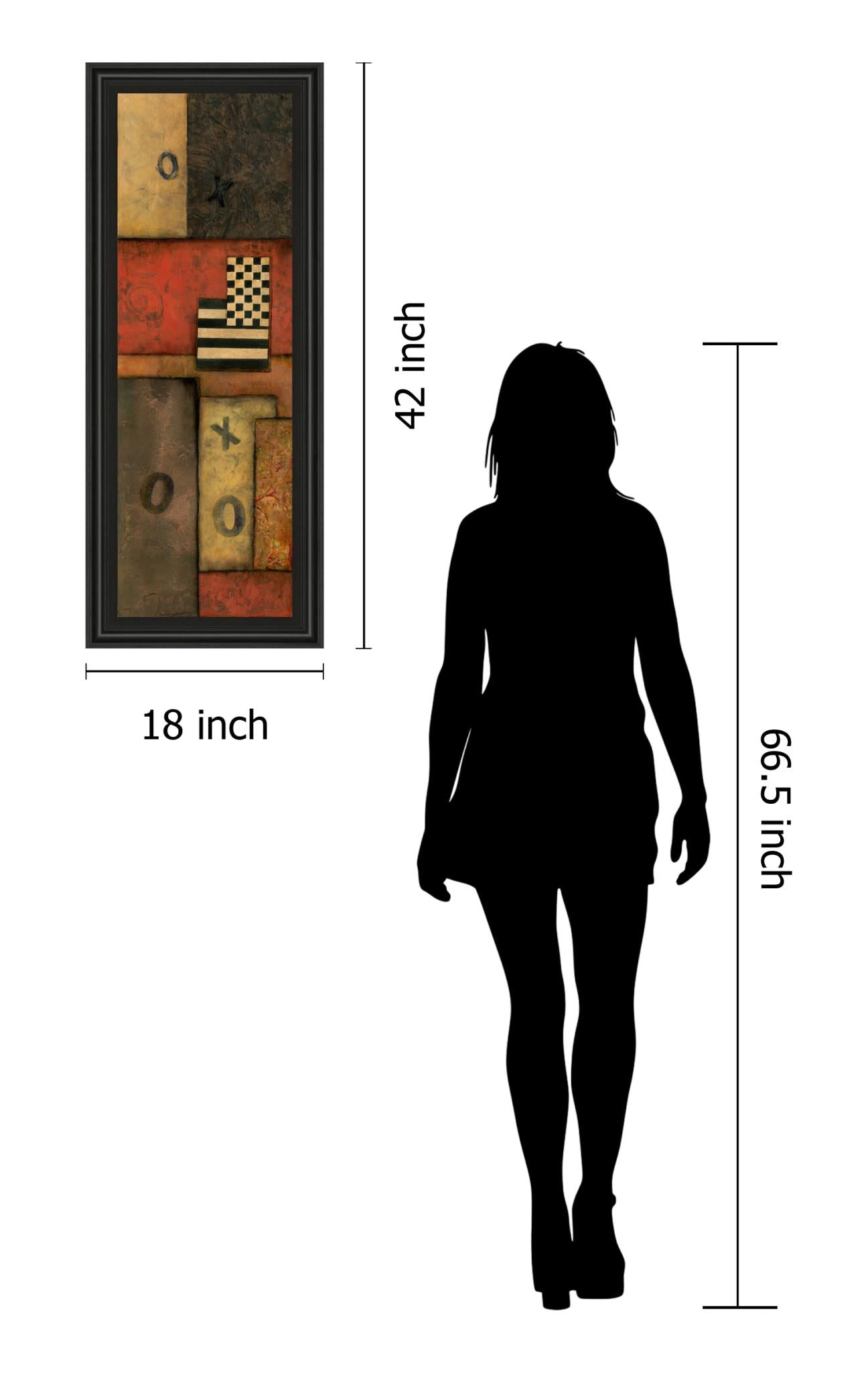 Right Move I By Norm Olson 18X42 Framed Print