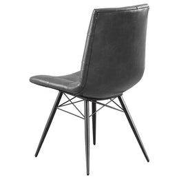 Aiken Upholstered Dining Side Chair Brown(Set of 4)