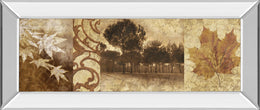 Mirrored Frame Equinox I By Keith Mallet 18X42 Mirror Frame Print