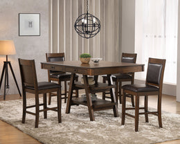 Dewey  Rectangular Dining Table Set Walnut
