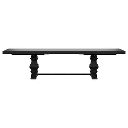 Florence  126-inch Extension Dining Table Set Beige