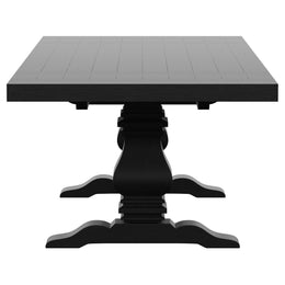 Florence  126-inch Extension Dining Table Set Beige