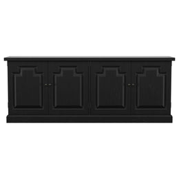 Florence 4-door Dining Sideboard Buffet Cabinet Rustic Honey