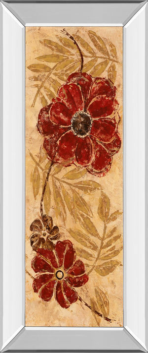Mirrored Frame Touch Of Honey I By Maria Donovan 18X42 Mirror Frame Print