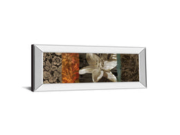 Mirrored Frame Evanescent I By Keith Mallet 18X42 Mirror Frame Print