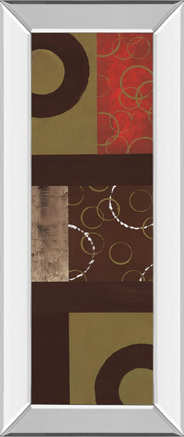 Mirrored Frame Mix N' Match Ii By Earl Kaminsky 18X42 Mirror Frame Print