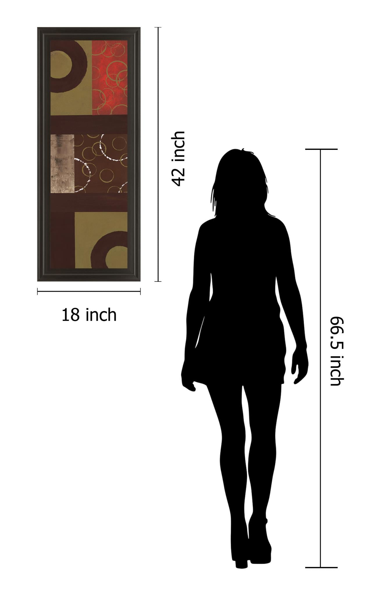 Mix N' Match I By Earl Kaminsky 18X42 Framed Print