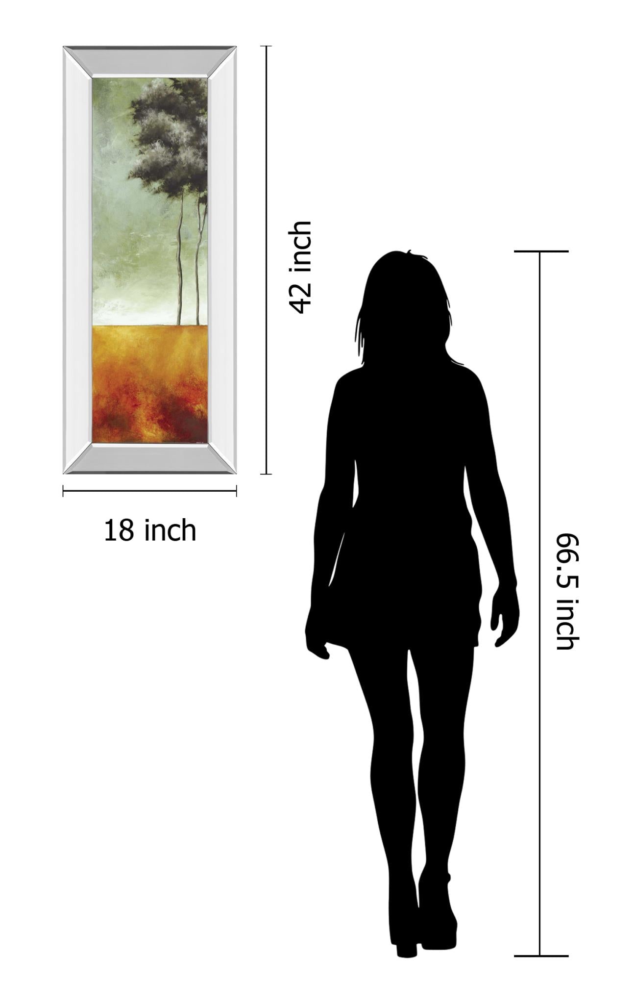 Mirrored Frame Promotional Line 18X42 18X42 Mirror Frame Print