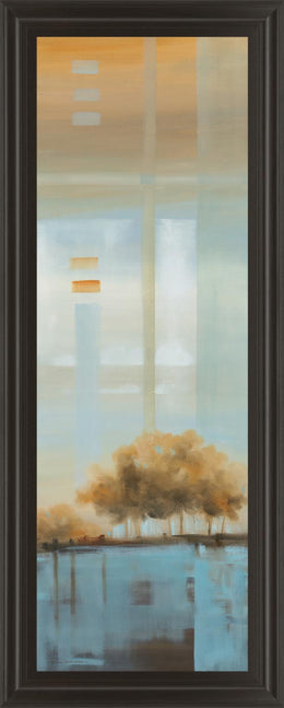 Window On The Word I By Carol Robinson 18X42 Framed Print