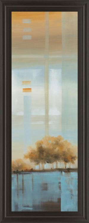 Window On The Word I By Carol Robinson 18X42 Framed Print