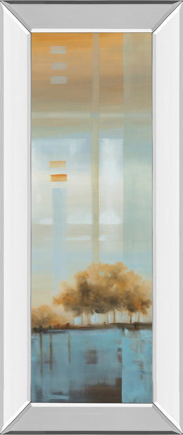Mirrored Frame Window On The Word I By Carol Robinson 18X42 Mirror Frame Print