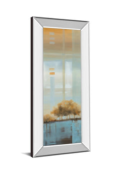 Mirrored Frame Window On The Word I By Carol Robinson 18X42 Mirror Frame Print