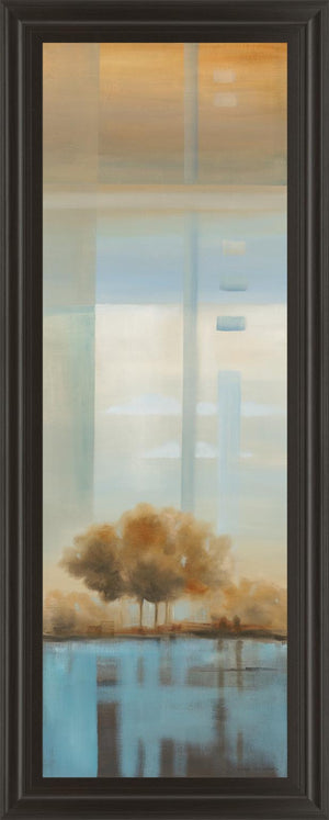 Window On The Word Ii By Carol Robinson 18X42 Framed Print