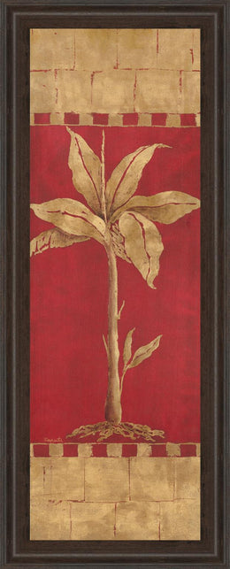 Palm Pizzazz I By Angela Ferrante 18X42 Framed Print
