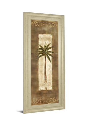 Scroll Palm Ii By Carol Robinson 18X42 Framed Print