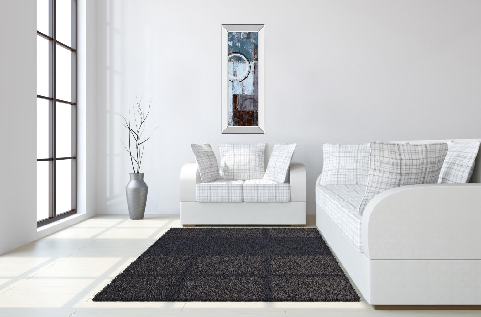 Mirrored Frame Cool Dance I By Maria Donovan 18X42 Mirror Frame Print