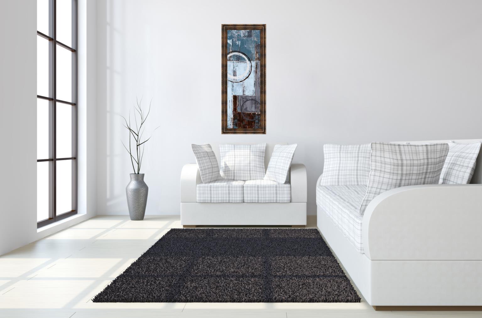 Cool Dance I By Maria Donovan 18X42 Framed Print