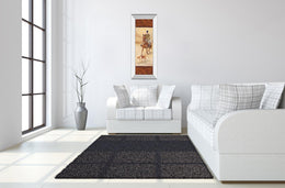 Mirrored Frame On The Hunt Ii By Linda Wacaster 18X42 Mirror Frame Print