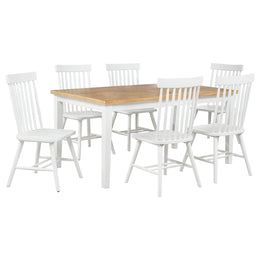 Andrews Round Wood Dining Room Table Set Light Ash