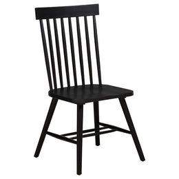 Andrews Windsor Spindle  Dining Side Chair White (Set of 2)