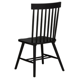 Andrews Windsor Spindle  Dining Side Chair White (Set of 2)