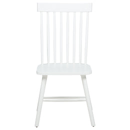 Andrews Windsor Spindle  Dining Side Chair White (Set of 2)