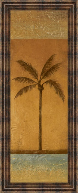 Golden Palm I By Jordan Grey 18X42 Framed Print