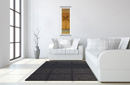 Mirrored Frame Golden Palm I By Jordan Grey 18X42 Mirror Frame Print