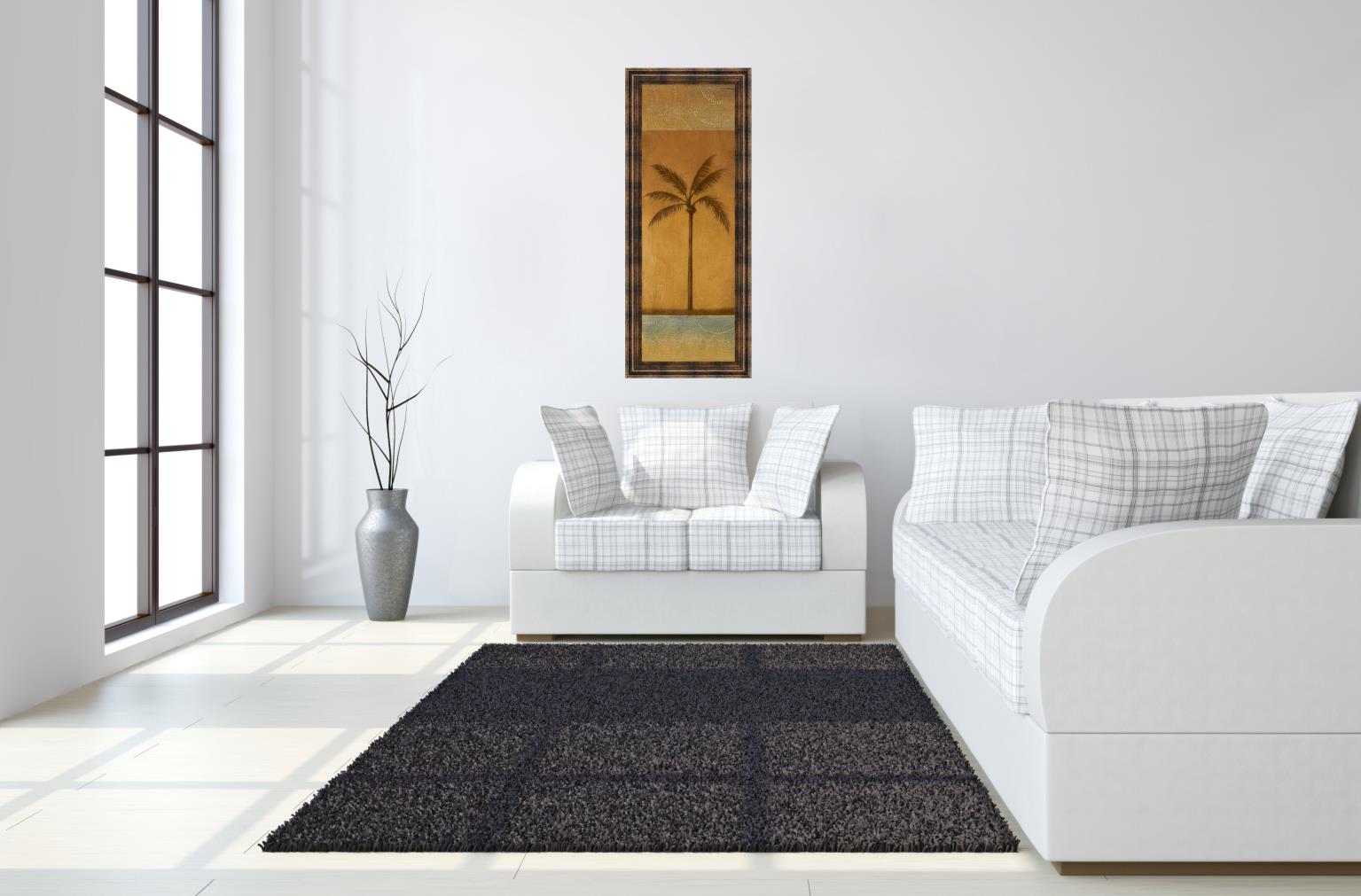 Golden Palm I By Jordan Grey 18X42 Framed Print