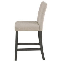 Alba Boucle Upholstered Counter Chair White (Set of 2)