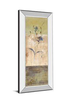 Mirrored Frame Kimono I By Loretta Linza 18X42 Mirror Frame Print