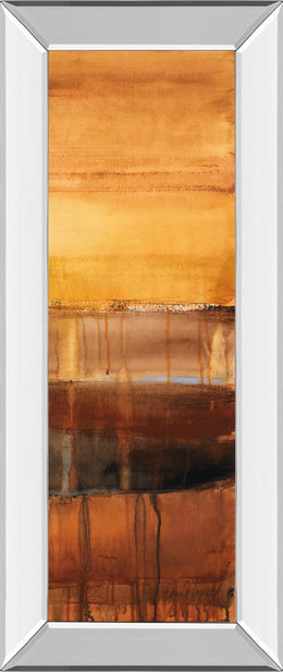Mirrored Frame Autumn Glows Ii By Lanie Loreth 18X42 Mirror Frame Print