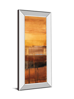 Mirrored Frame Autumn Glows Ii By Lanie Loreth 18X42 Mirror Frame Print
