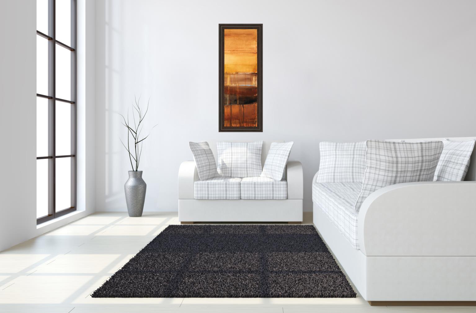 Autumn Glows Ii By Lanie Loreth 18X42 Framed Print