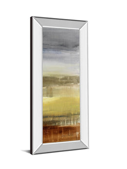 Mirrored Frame Summer Rain I By Lanie Loreth 18X42 Mirror Frame Print