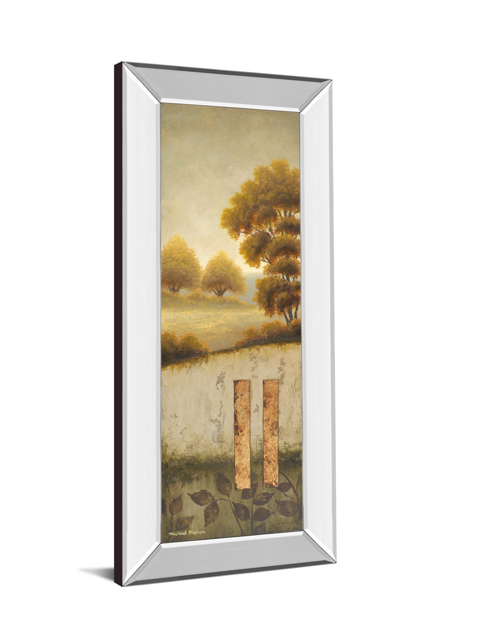 Mirrored Frame Beyond The Forest By Michael Marcon 18X42 Mirror Frame Print