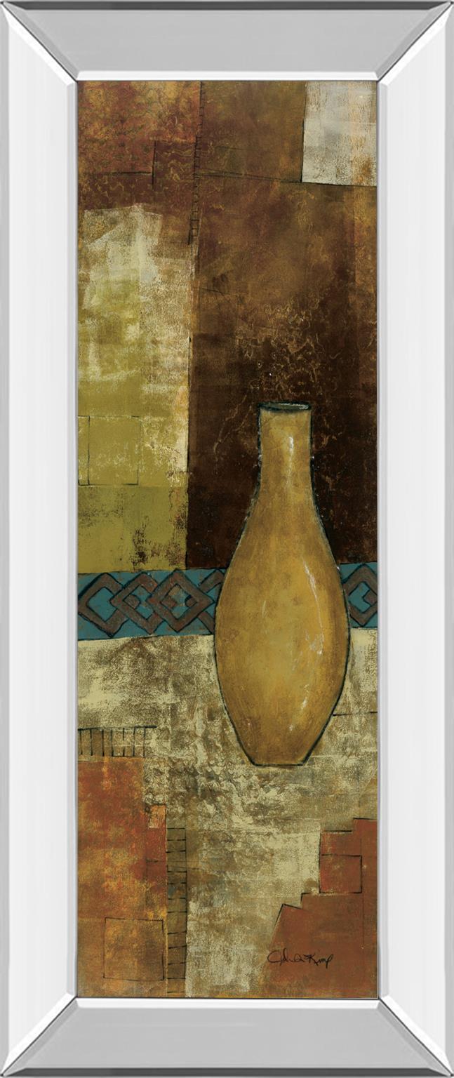 Mirrored Frame Autumn Solitude Ii By John Kime 18X42 Mirror Frame Print