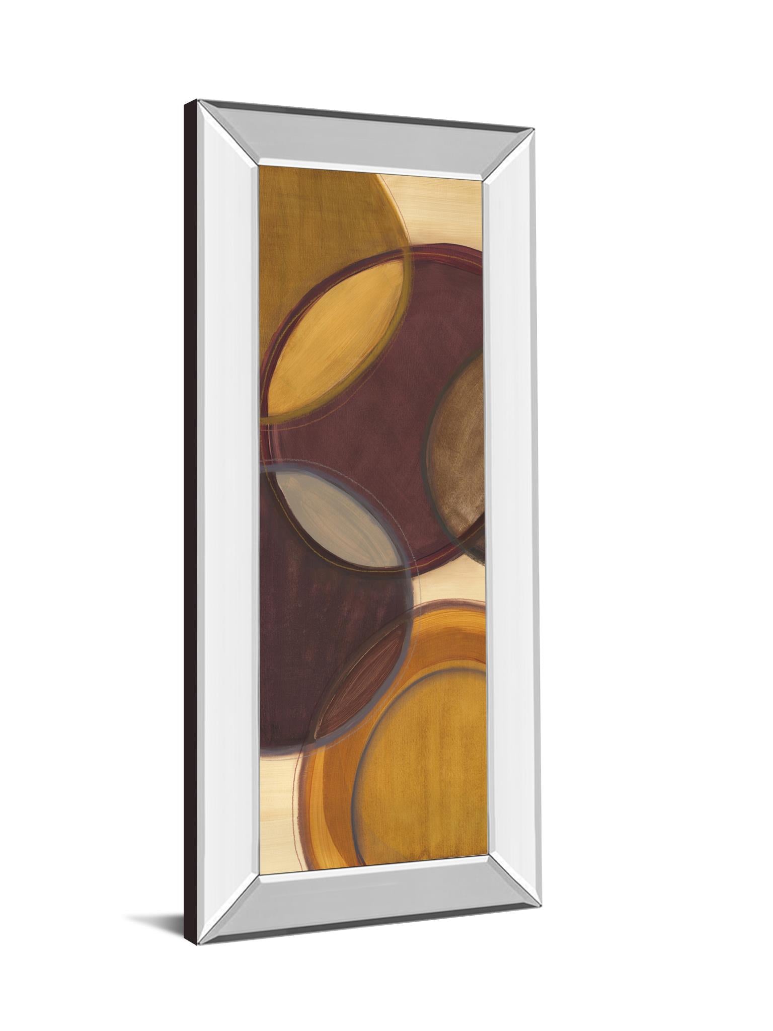 Mirrored Frame Moon Shadow Ii By Jeni Lee 18X42 Mirror Frame Print