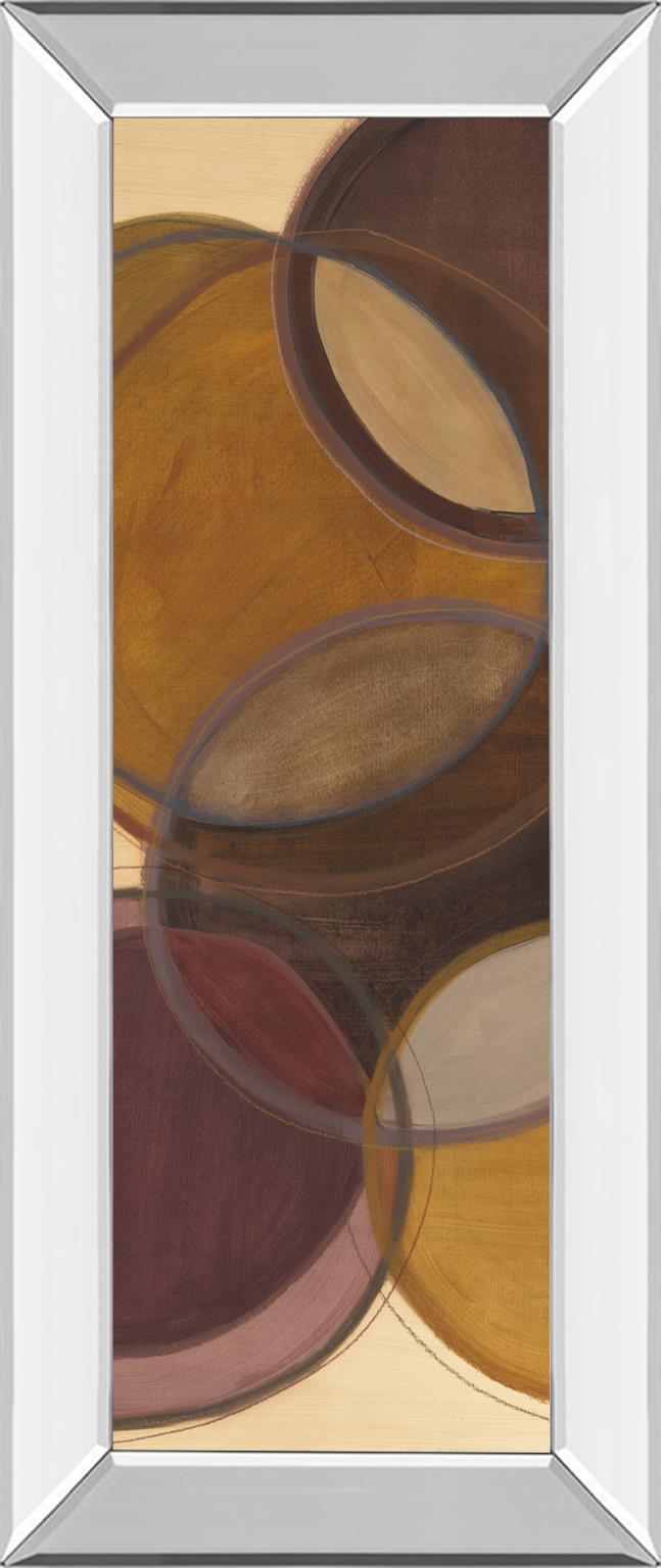 Mirrored Frame Moon Shadow I By Jeni Lee 18X42 Mirror Frame Print
