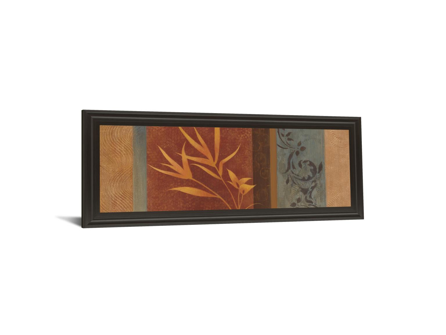 Leaf Silhouette I By Jordan Grey 18X42 Framed Print