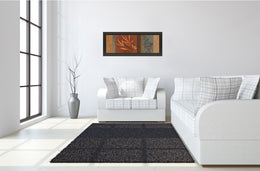 Leaf Silhouette I By Jordan Grey 18X42 Framed Print