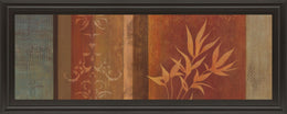 Leaf Silhouette Ii By Jordan Grey 18X42 Framed Print