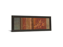 Leaf Silhouette Ii By Jordan Grey 18X42 Framed Print
