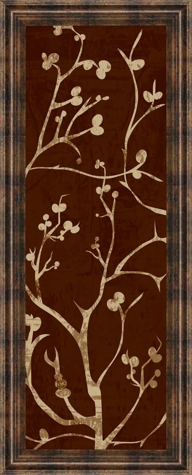 Branching Out I By Diane Stimson 18X42 Framed Print