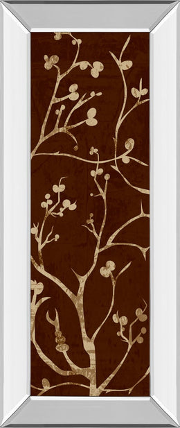 Mirrored Frame Branching Out I By Diane Stimson 18X42 Mirror Frame Print