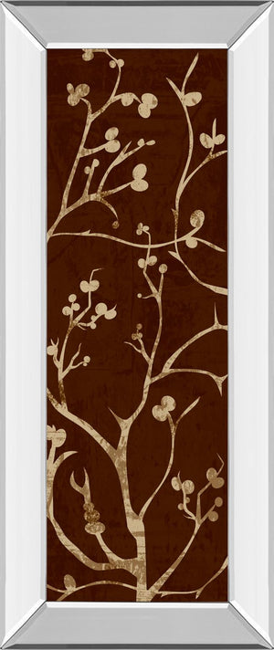 Mirrored Frame Branching Out I By Diane Stimson 18X42 Mirror Frame Print